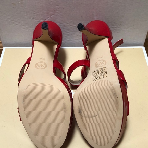 Michael Kors Red platform sandals - Picture 4 of 4